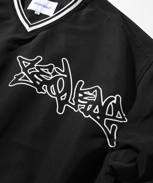 SEQUENZ（シークエンズ）の「【SEQUENZ/シークエンズ】90S COLLAGE PISTE / 90年代 コラージュ Vネック デザインスウェット（スウェット・メンズ・ネイビー/ブラック/アイボリー・M/S/XL/L）」の12枚目の写真