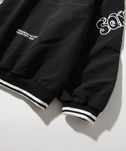 SEQUENZ（シークエンズ）の「【SEQUENZ/シークエンズ】90S COLLAGE PISTE / 90年代 コラージュ Vネック デザインスウェット（スウェット・メンズ・ネイビー/ブラック/アイボリー・M/S/XL/L）」の16枚目の写真