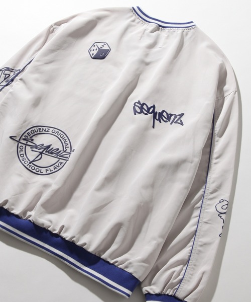 SEQUENZ（シークエンズ）の「【SEQUENZ/シークエンズ】90S COLLAGE PISTE / 90年代 コラージュ Vネック デザインスウェット（スウェット・メンズ・ネイビー/ブラック/アイボリー・M/S/XL/L）」の22枚目の写真