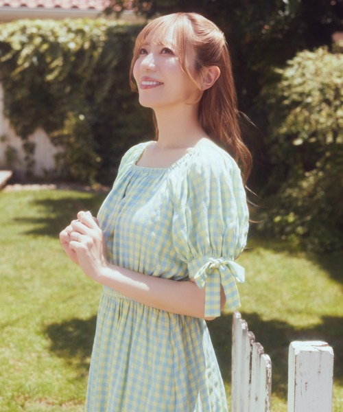 Areeam（アリーム）の「ギンガムチェックワンピース（ワンピース