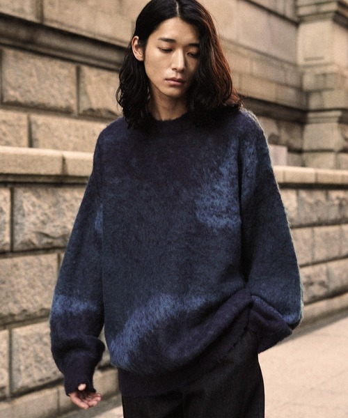 再販 ウィム バイ リドム  WYM LIDNM オシャレなニット サイズ M WYM LIDNM（ウィム バイ リドム）の「MINIMAL LOOSE KNIT VEST（ニット