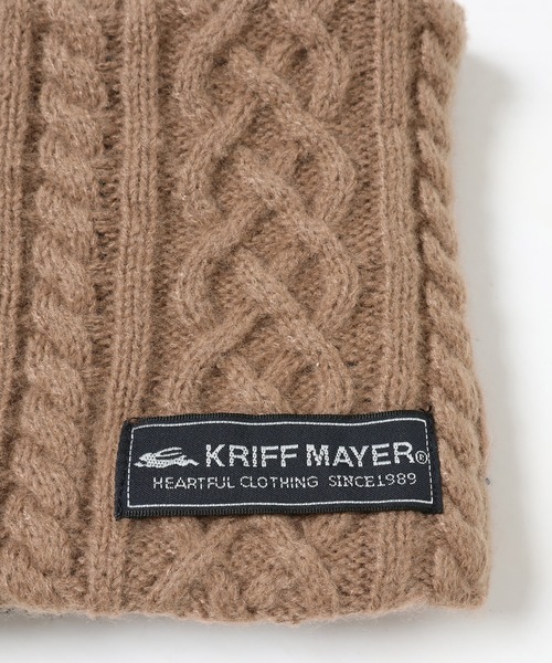 KRIFF MAYER（クリフメイヤー）の「【リバーシブル】モコネックウォーマー（ネックウォーマー/スヌード・キッズ・レッド/モカ/ネイビー/ブラック/カーキ・MEDIUM/LARGE）」の13枚目の写真