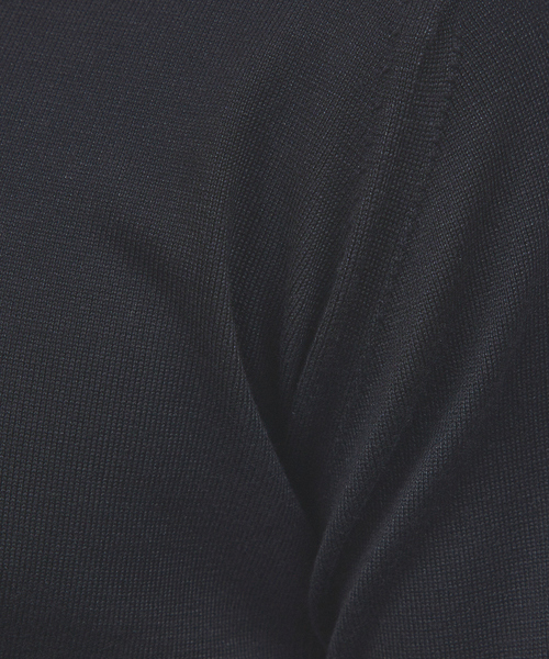 DESIGNWORKS（デザインワークス）の「【カシミヤタッチ】 クルーネック　ニット（ニット/セーター・メンズ・ブルー/ブラック/アイボリー/カーキ/ピンク/ライトブルー/レモンイエロー/ライトグレー・50/48/46/52）」の19枚目の写真