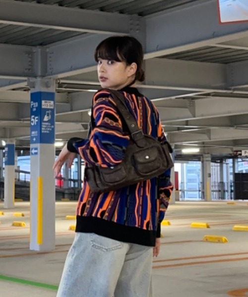 RODEO CROWNS WIDE BOWL(ロデオクラウンズワイドボウル)の「Vintage pocket bag(ハンドバッグ・レディース・ブラック/ブラウン・FREE)」の21枚目の写真