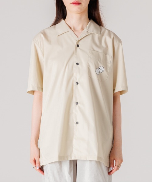 ZOZOMESSE(ゾゾメッセ)の「【Da-iCE × Danny Sangra】 オープンカラーシャツ(シャツ/ブラウス・レディース・ブラック/Beige・M/L/XL)」の13枚目の写真