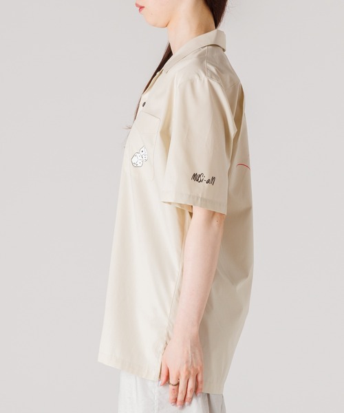 ZOZOMESSE(ゾゾメッセ)の「【Da-iCE × Danny Sangra】 オープンカラーシャツ(シャツ/ブラウス・レディース・ブラック/Beige・M/L/XL)」の12枚目の写真