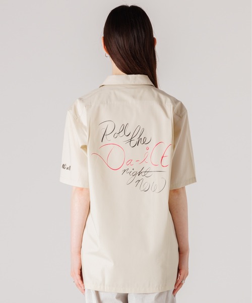 ZOZOMESSE(ゾゾメッセ)の「【Da-iCE × Danny Sangra】 オープンカラーシャツ(シャツ/ブラウス・レディース・ブラック/Beige・M/L/XL)」の11枚目の写真