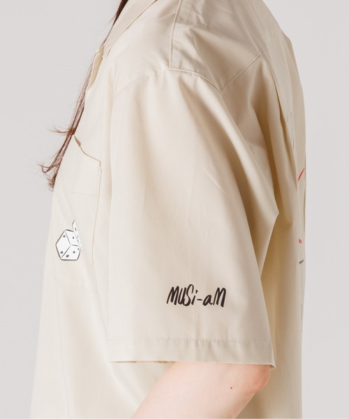 ZOZOMESSE(ゾゾメッセ)の「【Da-iCE × Danny Sangra】 オープンカラーシャツ(シャツ/ブラウス・レディース・ブラック/Beige・M/L/XL)」の10枚目の写真