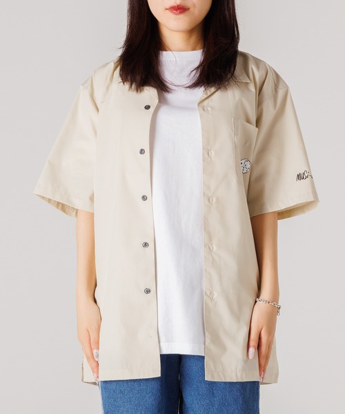 ZOZOMESSE(ゾゾメッセ)の「【Da-iCE × Danny Sangra】 オープンカラーシャツ(シャツ/ブラウス・レディース・ブラック/Beige・M/L/XL)」の7枚目の写真