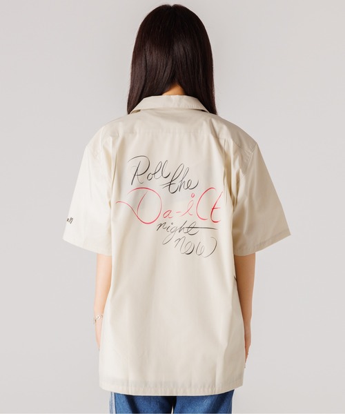 ZOZOMESSE(ゾゾメッセ)の「【Da-iCE × Danny Sangra】 オープンカラーシャツ(シャツ/ブラウス・レディース・ブラック/Beige・M/L/XL)」の5枚目の写真