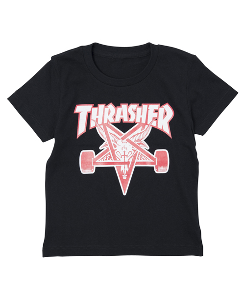 XLARGE KIDS(エクストララージキッズ)の「Thrasher S/S TEE SKATE GOAT(Tシャツ/カットソー・キッズ・ホワイト/ブラック・7T/5T/2T/8T)」の5枚目の写真