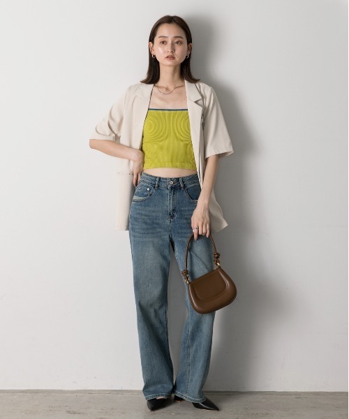 ad thie（アドティエ）の「ポケットデザイン ストレートデニム（デニムパンツ・レディース・ブルー・SMALL/MEDIUM）」の13枚目の写真