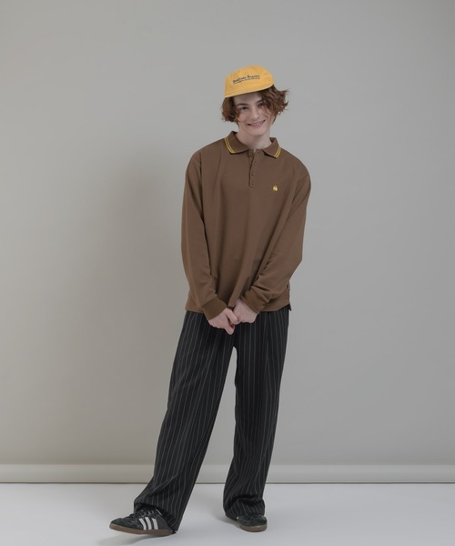 MUHET（ミュエータ）の「カノコポロシャツ（ポロシャツ・レディース・ブラック/カーキ/杢グレー/モカ・MEDIUM/X-LARGE）」の21枚目の写真