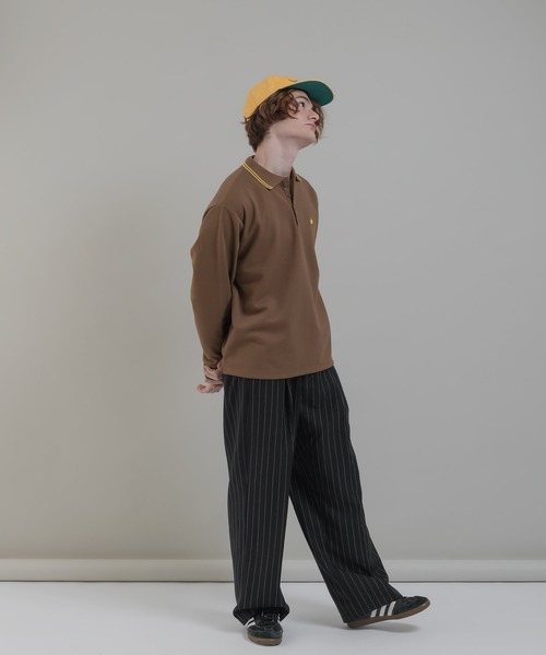 MUHET（ミュエータ）の「カノコポロシャツ（ポロシャツ・レディース・ブラック/カーキ/杢グレー/モカ・MEDIUM/X-LARGE）」の22枚目の写真