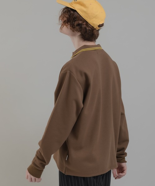 MUHET（ミュエータ）の「カノコポロシャツ（ポロシャツ・レディース・ブラック/カーキ/杢グレー/モカ・MEDIUM/X-LARGE）」の20枚目の写真