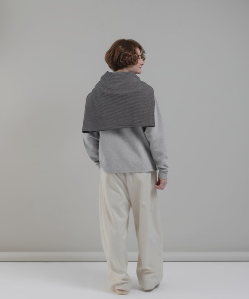 MUHET（ミュエータ）の「カノコポロシャツ（ポロシャツ・レディース・ブラック/カーキ/杢グレー/モカ・MEDIUM/X-LARGE）」の13枚目の写真