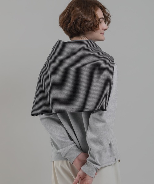 MUHET（ミュエータ）の「カノコポロシャツ（ポロシャツ・レディース・ブラック/カーキ/杢グレー/モカ・MEDIUM/X-LARGE）」の10枚目の写真