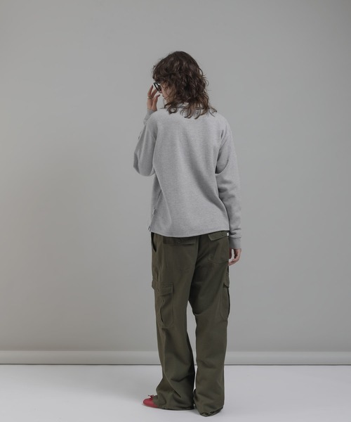 MUHET（ミュエータ）の「カノコポロシャツ（ポロシャツ・レディース・ブラック/カーキ/杢グレー/モカ・MEDIUM/X-LARGE）」の8枚目の写真