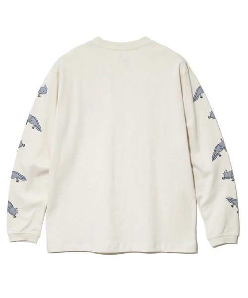 go slow caravan（ゴースローキャラバン）の「USA/C ウーパールーパーロングスリーブTEE（Tシャツ/カットソー・メンズ・ホワイト/アイボリー/ブラック/ブルー・SMALL/MEDIUM/LARGE/X-LARGE）」の18枚目の写真