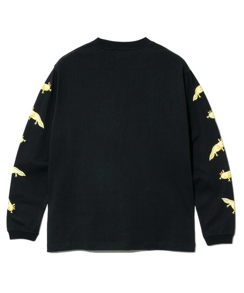 go slow caravan（ゴースローキャラバン）の「USA/C ウーパールーパーロングスリーブTEE（Tシャツ/カットソー・メンズ・ホワイト/アイボリー/ブラック/ブルー・SMALL/MEDIUM/LARGE/X-LARGE）」の21枚目の写真