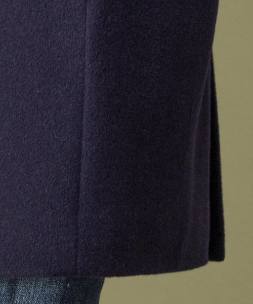 SHARE PARK(シェアパーク)の「ショートビーバー チェスターコート(チェスターコート・レディース・グレー系/ネイビー系・0/1/2)」の3枚目の写真