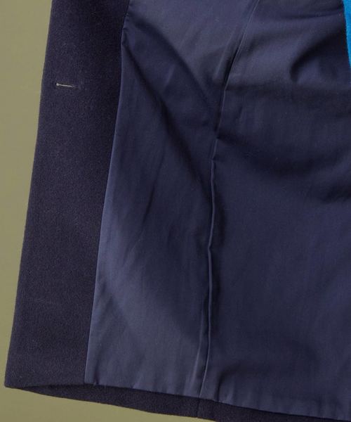 SHARE PARK(シェアパーク)の「ショートビーバー チェスターコート(チェスターコート・レディース・グレー系/ネイビー系・0/1/2)」の7枚目の写真