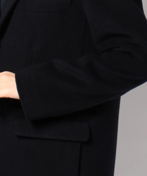 SHARE PARK(シェアパーク)の「ショートビーバー チェスターコート(チェスターコート・レディース・グレー系/ネイビー系・0/1/2)」の18枚目の写真