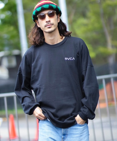 RVCA（ルーカ）の「RVCA メンズ PATCH BALANCE LT ロンＴ 【2024年秋冬モデル】/ルーカバックプリントビッグシルエット長袖ロンT（Tシャツ/カットソー・メンズ・ブラウン/ホワイト/グリーン系その他/ブラック・SMALL/MEDIUM/LARGE/X-LARGE/XX-LARGE）」の18枚目の写真