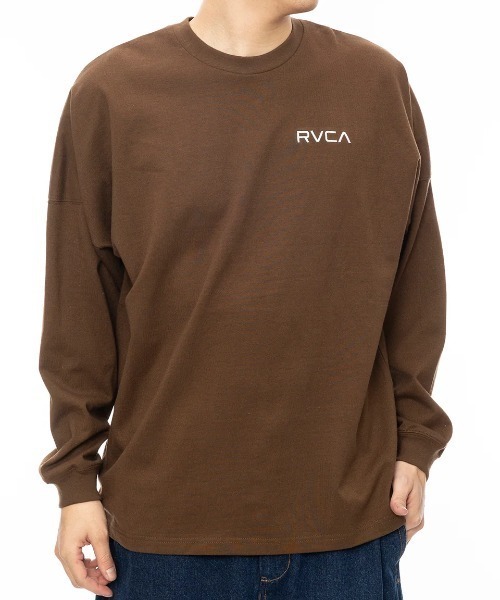 スーパーセール 半額 セール】RVCA メンズ 【2024年秋冬 ロンT LT BALANCE PATCH トップス