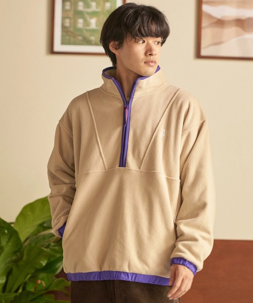 go slow caravan(ゴースローキャラバン)の「COBMASTER/コブマスター マイクロフリース P/O JKT(ブルゾン・メンズ・アイボリー/エメラルド・MEDIUM/LARGE/X-LARGE)」の17枚目の写真