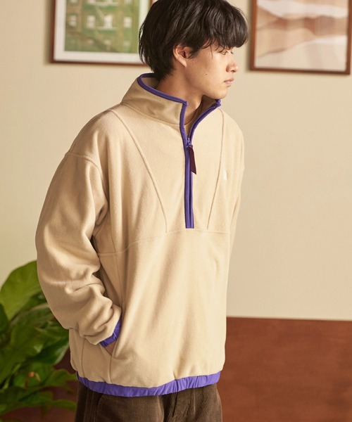 go slow caravan(ゴースローキャラバン)の「COBMASTER/コブマスター マイクロフリース P/O JKT(ブルゾン・メンズ・アイボリー/エメラルド・MEDIUM/LARGE/X-LARGE)」の18枚目の写真