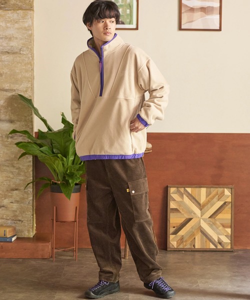 go slow caravan(ゴースローキャラバン)の「COBMASTER/コブマスター マイクロフリース P/O JKT(ブルゾン・メンズ・アイボリー/エメラルド・MEDIUM/LARGE/X-LARGE)」の20枚目の写真