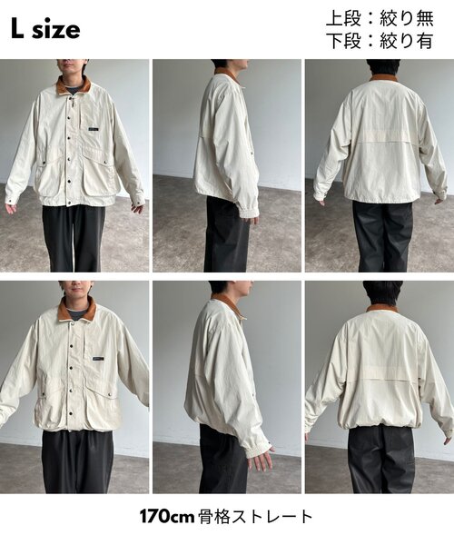 CPCM（シーピーシーエム）の「NCスタンドネックデカポケブルゾン（ブルゾン・メンズ・オレンジ/ブラック/アイボリー・MEDIUM/LARGE）」の21枚目の写真