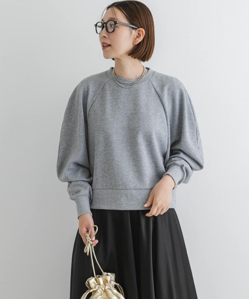 F by ROSSO（エフバイロッソ）の「F by ROSSO　マルチウェイ裏毛スウェットプルオーバー（Tシャツ/カットソー・レディース・グレー/ライトグレー・FREE）」の3枚目の写真