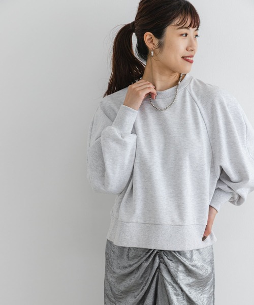 F by ROSSO（エフバイロッソ）の「F by ROSSO　マルチウェイ裏毛スウェットプルオーバー（Tシャツ/カットソー・レディース・グレー/ライトグレー・FREE）」の11枚目の写真