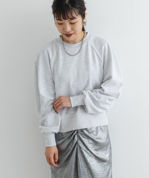 F by ROSSO（エフバイロッソ）の「F by ROSSO　マルチウェイ裏毛スウェットプルオーバー（Tシャツ/カットソー・レディース・グレー/ライトグレー・FREE）」の12枚目の写真