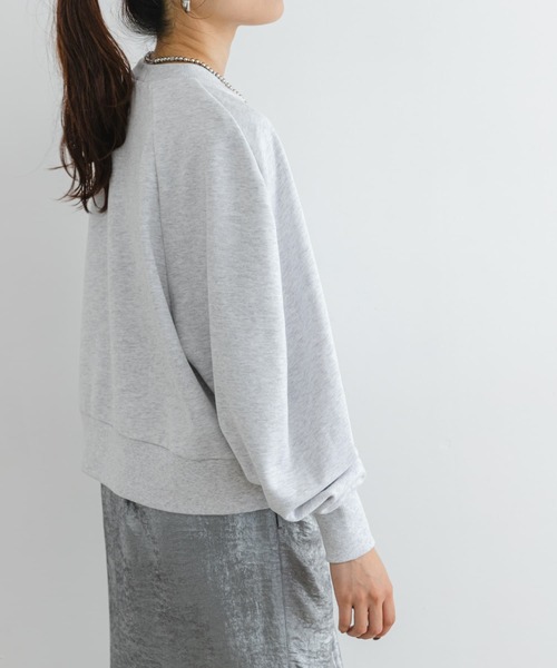 F by ROSSO（エフバイロッソ）の「F by ROSSO　マルチウェイ裏毛スウェットプルオーバー（Tシャツ/カットソー・レディース・グレー/ライトグレー・FREE）」の13枚目の写真