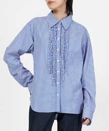 COTTON FRILLED SHIRT コットン フリル シャツ