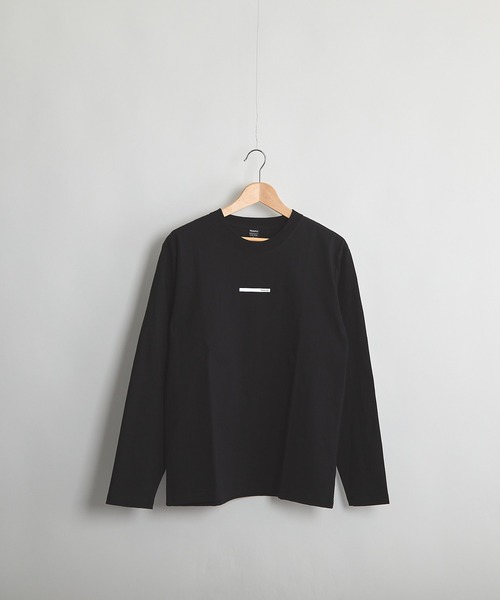 B'day（ビーデイ）の「ヘヴィウェイト天竺 プリント 長袖 クルーネック（Tシャツ/カットソー・レディース・ブラック/ホワイト/ベージュ・LARGE/MEDIUM）」の7枚目の写真