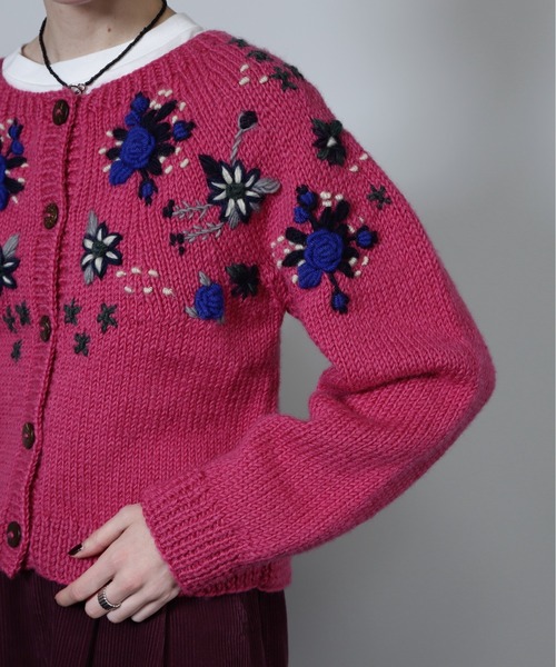 edit. for lulu ネパール ハンドエンブロイダリー カーディガン EDIT. FOR LULU（エディットフォールル）の「ネパール ハンド