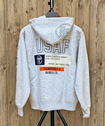 AVIREX(ABbNX)SHEETING PATCHED ZIP PARKA 'FLYING TIGERS'(p[J[)