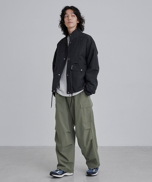 SIERRA DESIGNS（シェラデザイン）の「SIERRA DESIGNS（シエラデザインズ）別注 スタンドカラーブルゾン（WEB限定サイズ）（ブルゾン・メンズ・ブラック/ベージュ・XL/L/M）」の12枚目の写真