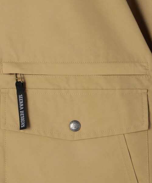 SIERRA DESIGNS（シェラデザイン）の「SIERRA DESIGNS（シエラデザインズ）別注 スタンドカラーブルゾン（WEB限定サイズ）（ブルゾン・メンズ・ブラック/ベージュ・XL/L/M）」の3枚目の写真
