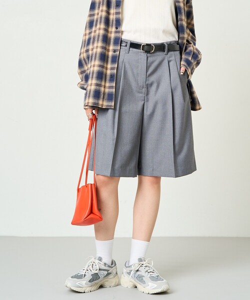 【新品未使用】ETHOSENS ラッセル編みピンタックスラックス 2 DESIGNWORKS スラックス ウールサテン ピンタックパンツ メンズ