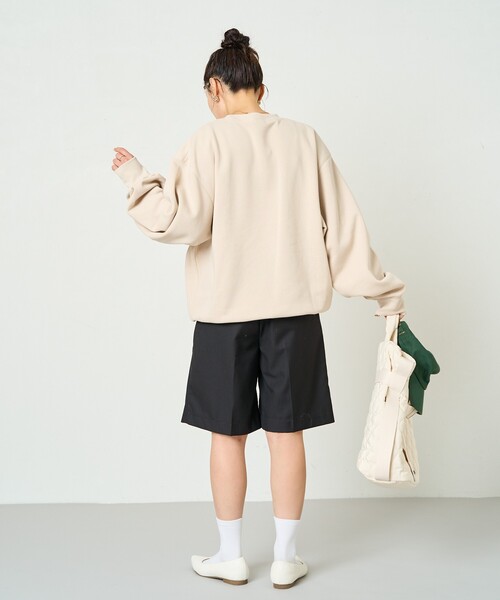 FREAK'S STORE(フリークスストア)の「限定展開 2タック ショート スラックス パンツ(スラックス・レディース・グレー/オフホワイト/ネイビー/ブラック・MEDIUM/SMALL)」の10枚目の写真