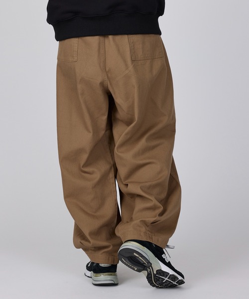 THRASHER(スラッシャー)の「【THRASHER】デニム・カツラギ ワイドバルーンパンツ(デニムパンツ・メンズ・ベージュ/グレー/オフホワイト/ブラック/ブラック系1・L/M/LL)」の16枚目の写真