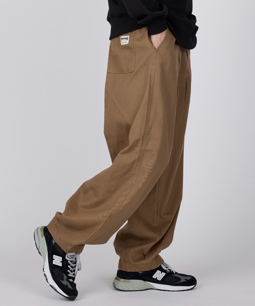 THRASHER(スラッシャー)の「【THRASHER】デニム・カツラギ ワイドバルーンパンツ(デニムパンツ・メンズ・ベージュ/グレー/オフホワイト/ブラック/ブラック系1・L/M/LL)」の15枚目の写真