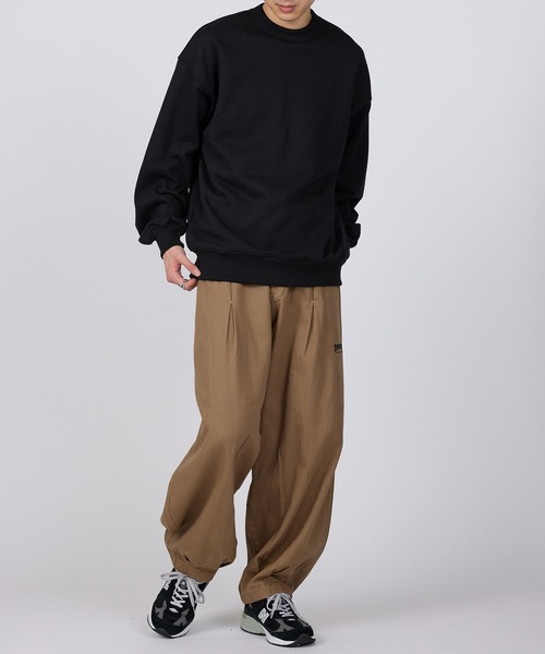 THRASHER(スラッシャー)の「【THRASHER】デニム・カツラギ ワイドバルーンパンツ(デニムパンツ・メンズ・ベージュ/グレー/オフホワイト/ブラック/ブラック系1・L/M/LL)」の18枚目の写真