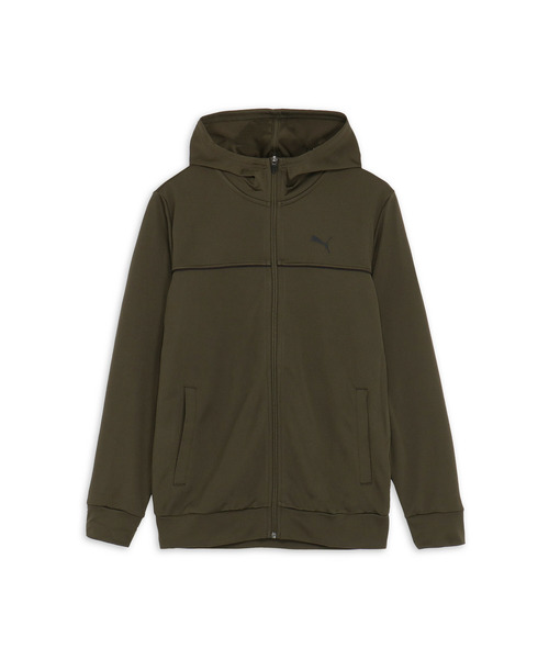 PUMA（プーマ）の「PUMA プーマ メンズ トレーニング ジャケット（パーカー・メンズ・カーキブラウン/ブラック/ヘザーグレー・MEDIUM/SMALL/X-LARGE/LARGE/XX-LARGE）」の4枚目の写真