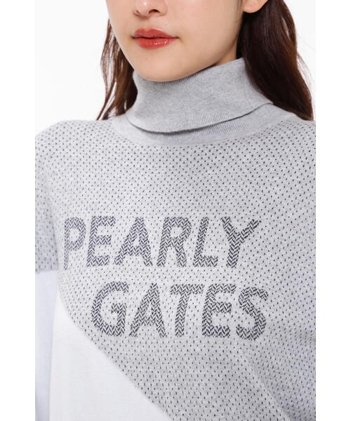 PEARLY GATES(パーリーゲイツ)の「【PEARLY GATES】カシミヤタッチコットンタートルネックニットプルオーバー <コラーゲン加工>(ニット/セーター・レディース・グレー/ホワイト/ネイビー/オレンジ・MEDIUM/LARGE/SMALL)」の11枚目の写真
